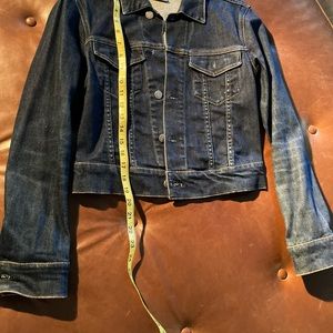 Theory S crop denim jacket